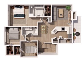 Classic 2 Car Garage 108 floor plan